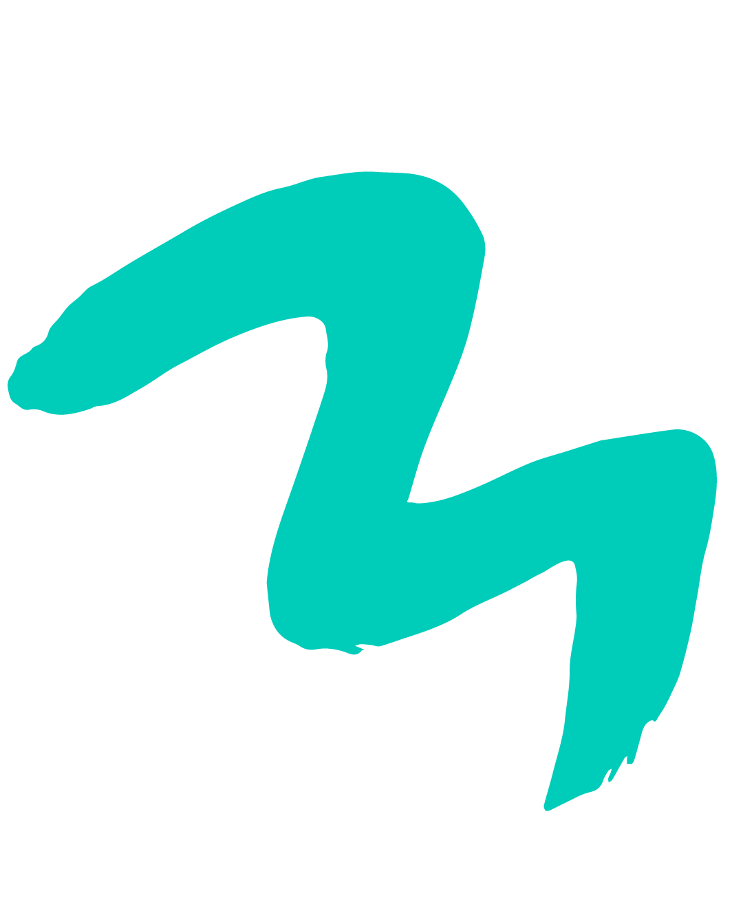 Decorative squiggle
